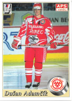 1995-96 APS Dušan Adamčík HC Železárny Třinec č. 240