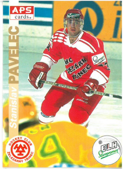1996-97 APS Stanislav Pavelec HC Železárny Třinec č. 55