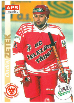 1996-97 APS Ondřej Zetek HC Železárny Třinec č. 59