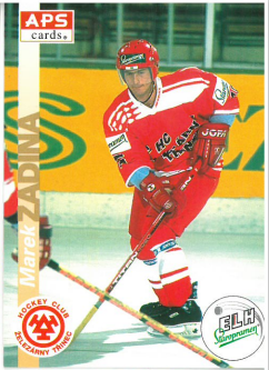1996-97 APS Marek Zadina HC Železárny Třinec č. 65