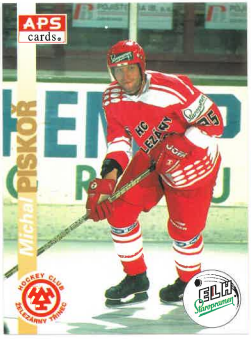 1996-97 APS Michal Piskoř HC Železárny Třinec č. 67
