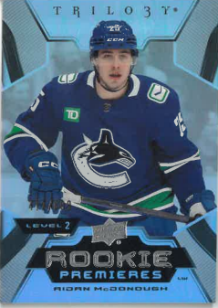 2023-24 UD Trilogy Rookie Premieres Aidan McDonough /699 č. 183