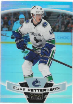 2019-20 UD O-PEE-CHEE Platinum Rainbow Elias Pettersson č. 129