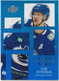 2024-25 UD Series I UD Portrait Elias Pettersson č. P-1