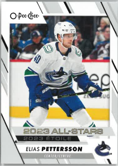 2023-24 O-PEE-CHEE 2023 All-Stars Elias Pettersson č. 539
