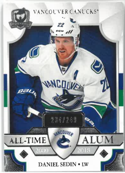 2019-20 UD The Cup All-Tome Alum Daniel Sedin /249 č. ATA-DS