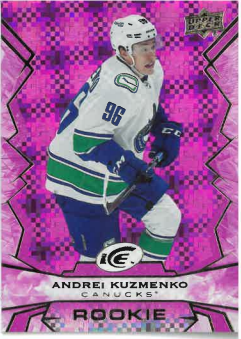 2022-23 UD Ice Purple Rookie Andrei Kuzmenko č. 135