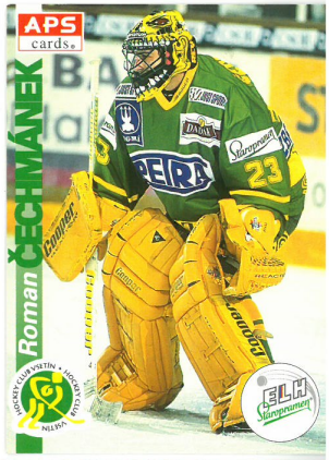 1996-97 APS Roman Čechmánek HC Petra Vsetín č. 214