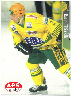 1997-98 APS Radim Tesařík HC Petra Vsetín č. 30
