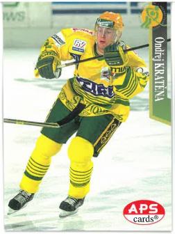 1997-98 APS Ondřej Kratěna HC Petra Vsetín č. 40
