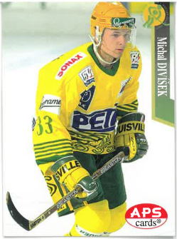 1997-98 APS Michal Divíšek HC Petra Vsetín č. 45