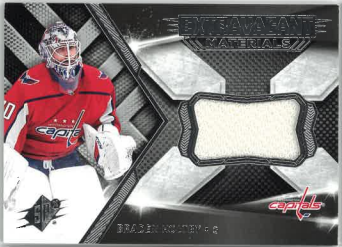 2018-19 UD SPx Extravagant Materials Braden Holtby č. EX-BH