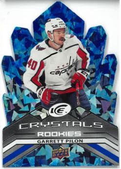 2021-22 UD Ice Crystals Rookie Garrett Pilon č. IC-60