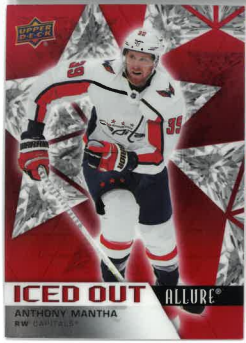 2021-22 UD Allure Iced Out Anthony Mantha č. IO-15