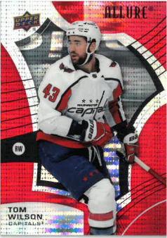 2021-22 UD Allure Red Rainbow Tom Wilson č. 3