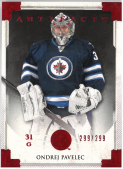 2013-14 UD Artifacts Ruby Ondrej Pavelec /299 č. 120