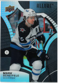 2021-22 UD Allure Black Rainbow Mark Scheifele č. 61