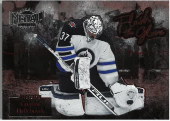 2022-23 UD Metal Universe Flash The Glove Connor Hellebuyck č. FL-7