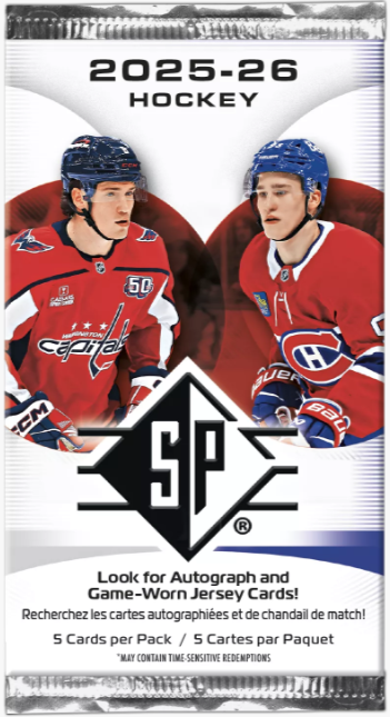 2025-26 UD SP Hockey Blaster Balíček