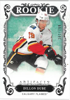 2018-19 UD Artifacts Rookie Dillon Dube /799 č. RED216