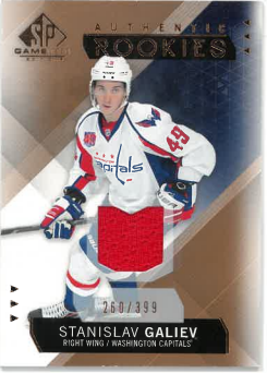 2015-16 UD SP Game Used Authentic Rookies Stanislav Galiev /399 č. 111