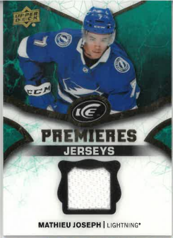 2018-19 UD Ice Premier Jersey Mathieu Joseph č. IPJ-MJ