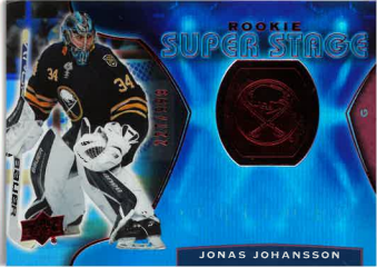 2020-21 UD Trilogy Super Stage Rookie /999 Jonas Johansson /999 č. RDD-11