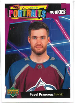 2020-21 UD Series II UD Portraits Rookie Pavel Francouz č. P-99