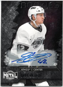 2020-21 UD Metal Universe Rookies Silver Autograph Gabe Vilardi č. 114