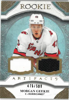 2020-21 UD Artifacts Rookie Material Gold Morgan Geekie /599 č. 166