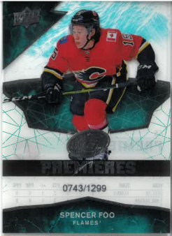 2018-19 UD Ice Premieres Spencer Foo /1299 č. 65