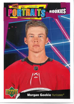 2020-21 UD Series II UD Portraits Rookie Morgan Geekie č. P-74