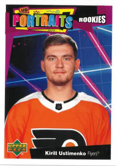 2020-21 UD Series II UD Portraits Rookie Kirill Ustimenko č. P-93
