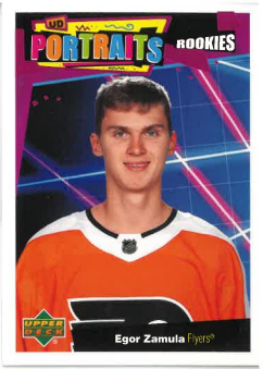 2020-21 UD Series II UD Portraits Rookie Egor Zamula č. P-87