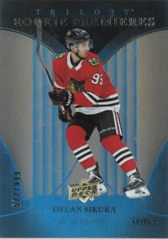2018-19 UD Trilogy Rookie Premieres Level 1 Dylan Sikura /999 č. 55