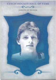 2020 OFS Classic Legendary Cards Czech Hockey Hall Of Fame Rainbow Jaroslav Benák /25 č. SSCH-130