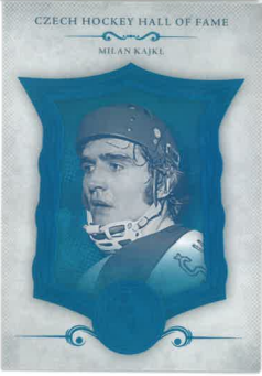 2020 OFS Classic Legendary Cards Czech Hockey Hall Of Fame Rainbow Milan Kajkl /25 č. SSCH-069