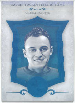 2020 OFS Classic Legendary Cards Czech Hockey Hall Of Fame Rainbow Vilibald Šťovík /25 č. SSCH-097