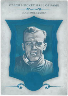 2020 OFS Classic Legendary Cards Czech Hockey Hall Of Fame Rainbow Vlastimil Sýkora /25 č. SSCH-103