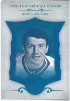 2020 OFS Classic Legendary Cards Czech Hockey Hall Of Fame Rainbow Jasef Horešovský /25 č. SSCH-059