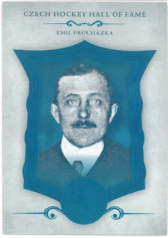 2020 OFS Classic Legendary Cards Czech Hockey Hall Of Fame Rainbow Emil Procházka /25 č. SSCH-087