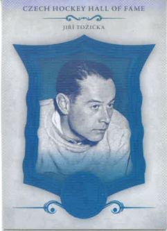 2020 OFS Classic Legendary Cards Czech Hockey Hall Of Fame Rainbow Jiří Tožička /25 č. SSCH-005