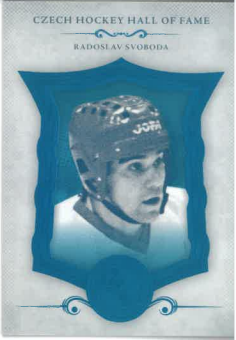 2020 OFS Classic Legendary Cards Czech Hockey Hall Of Fame Rainbow Radoslav Svoboda /25 č. SSCH-135