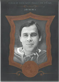 2020 OFS Classic Legendary Cards Czech Hockey Hall Of Fame Black Jiří Bubla /25 č. SSCH-048