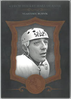 2020 OFS Classic Legendary Cards Czech Hockey Hall Of Fame Black Vlastimil Bubník /25 č. SSCH-008