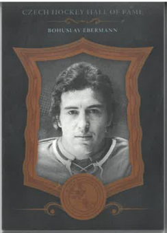 2020 OFS Classic Legendary Cards Czech Hockey Hall Of Fame Black Bohuslav Ebermann /25 č. SSCH-055
