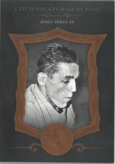 2020 OFS Classic Legendary Cards Czech Hockey Hall Of Fame Black Josef Mikoláš /25 č. SSCH-078