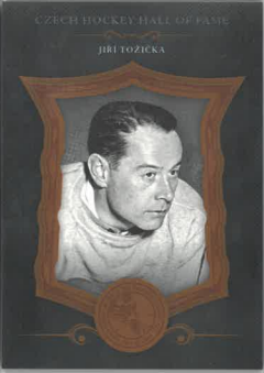 2020 OFS Classic Legendary Cards Czech Hockey Hall Of Fame Black Jiří Tožička /25 č. SSCH-005
