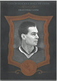 2020 OFS Classic Legendary Cards Czech Hockey Hall Of Fame Black František Vaněk /25 č. SSCH-046