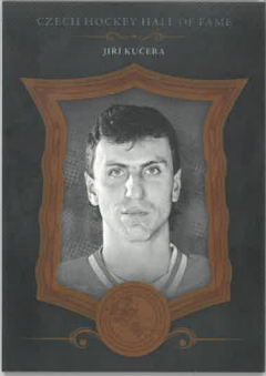 2020 OFS Classic Legendary Cards Czech Hockey Hall Of Fame Black Jiří Kučera /25 č. SSCH-124